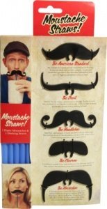 Paladone Schnurrbart-Strohhalme