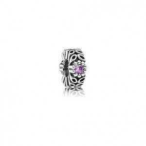 Pandora Element Leafs Purple 791224CFP