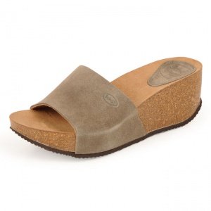 Pantolette Enigan taupe