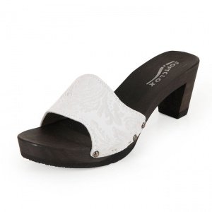 Pantolette Monique weiss