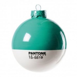 Pantone Weihnachtskugel T?rkis 15-5519