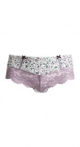 Panty mit Floral-Print