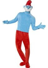 Papa Schlumpf Schlümpfe Maske Kostüm bla