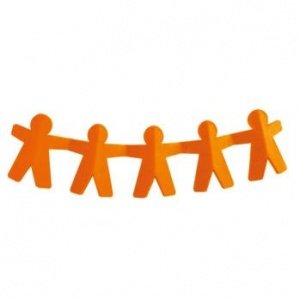 PaperMen Garderobe orange