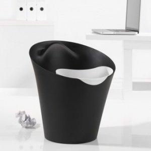 Papierkorb Ba Ba Bin & Bag solid schwarz