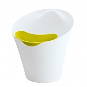 Papierkorb Ba Ba Bin & Bag solid weiß/se