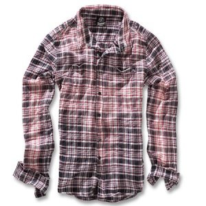 Parkland Wire Shirt Langarm Hemd red-blu