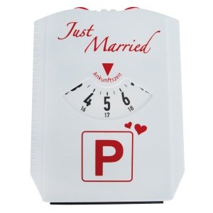 Parkscheibe "Just Married"