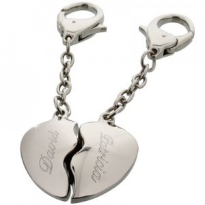 Partner-Schlüsselanhänger Herzen