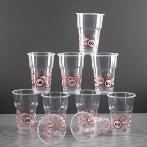 Party-Becher Verkehrszeichen 65