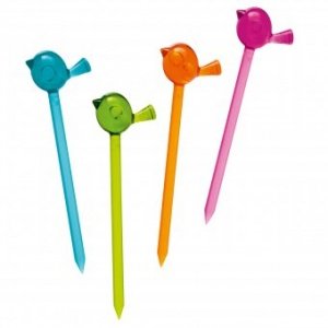 Party Piekser Pi:p 8er-Set orange/oliv/l