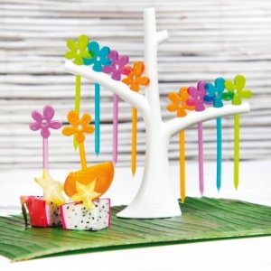 Party Piekser Set A-Pril mit Baum transp