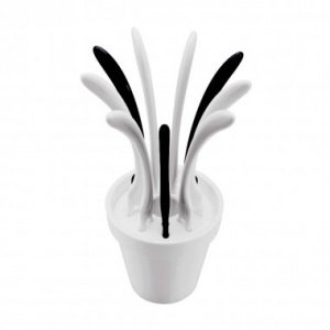 Party Set Pic Up solid weiß/ schwarz