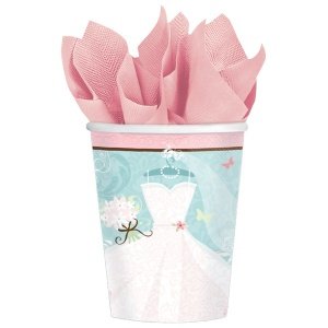 Partybecher Brautkleid