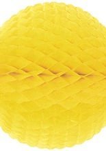 Partydeko Kugel gelb 28 cm