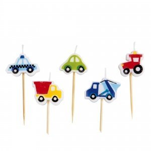 Partykerzen "Fahrzeuge"
