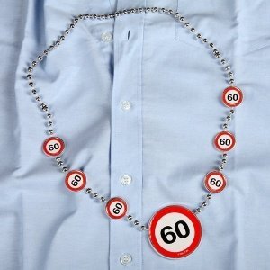 Partykette Verkehrszeichen 60