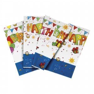 Partytischdecke "Happy Birthday" 120 x 1