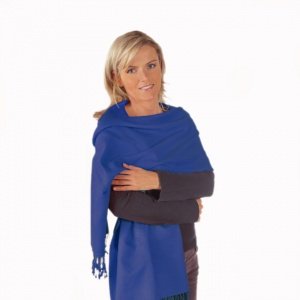 Pashmina-Schal, königsblau