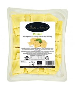 Pasta Nuova Bio Ravioli mit Parmigianofü