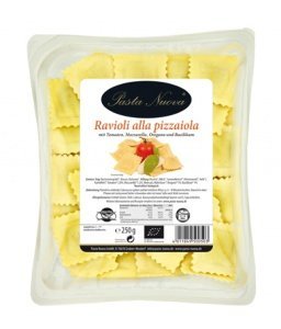 Pasta Nuova Bio Ravioli mit Pizzaiolafül