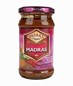 Patak´s Curry-Paste Madras scharf (283g 