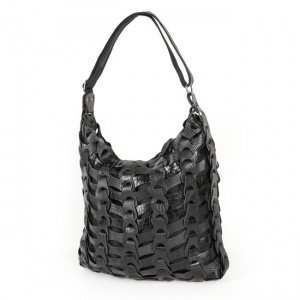 Patchwork-Tasche Annabella schwarz