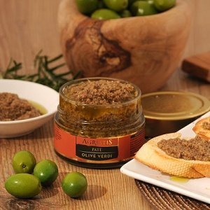 Paté aus grünen Oliven Agrestis Olivencr