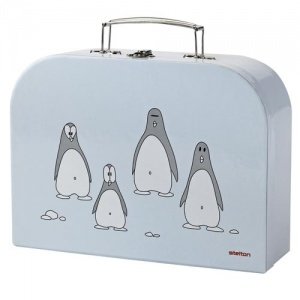 PENGUIN Kinder-Besteck im Koffer, HELLBL