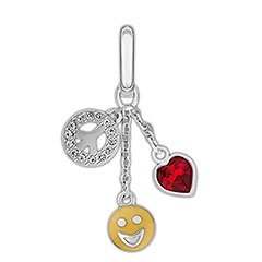 Peace Love Happy Charm