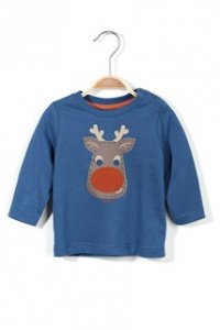 Peached Baumwoll Jersey Langarmshirt