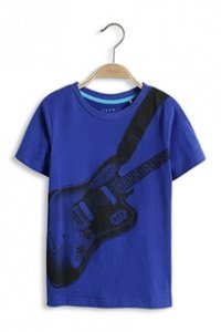 Peached Baumwoll Jersey Print T-shirt