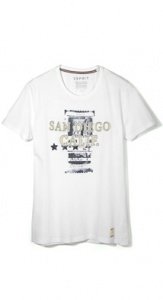 Peached Baumwoll Jersey T-Shirt