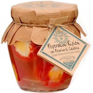 Pecorino gefüllte Peperoncini di Calabri