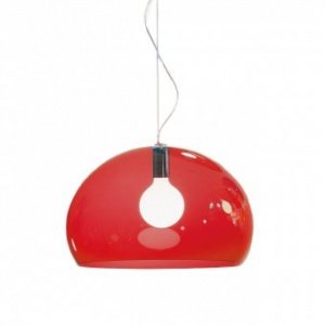 Pendelleuchte FL/Y transparent rot