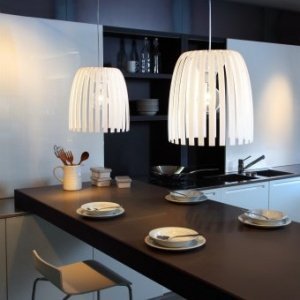 Pendelleuchte Josephine M milchweiß