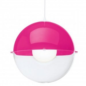 Pendelleuchte Orion solid pink/transpare