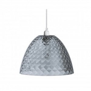 Pendelleuchte Stella S transparent anthr