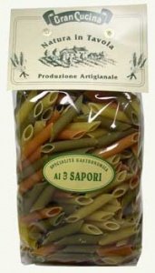Penne Rigate tricolori, 500g