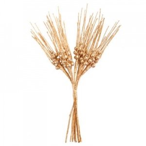 Perlenähre, gold, 2 St.