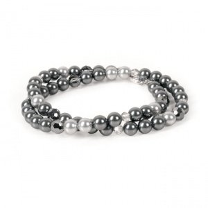 Perlenarmband Silvernight