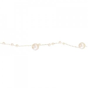Perlengirlande, creme, 5m
