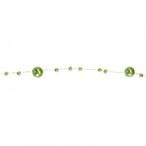 Perlengirlande, grün, 5m