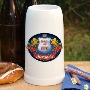Persönlicher Bierkrug *Genießer seit* mi