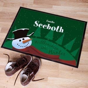 Persönlicher Fußabtreter Willkommen im W