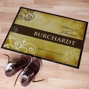 Persönlicher Fußabtreter mit Ornamenten