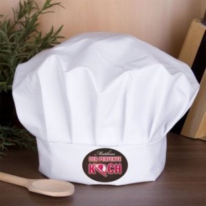 Personalisierbare Kochmütze für Männer