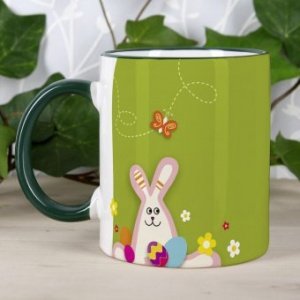 Personalisierbare Ostertasse Osterhase