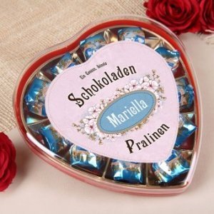 Personalisierbare Pralinenschachtel