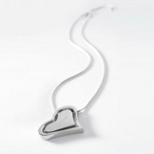 Personalisierbarer Doppelanhänger Herz